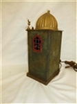 Cold Painted Bronze Arabic Mosque Lamp Bergman Style