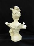 Bust of a maiden White Patinated Metal After Anton R. Nelson