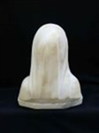 Alabaster & Marble Joan of Arc Female Bust
