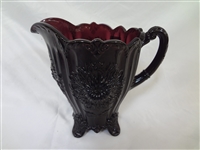 Dugan Glass Amethyst Dahlia Water Pitcher