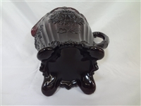 Dugan Glass Amethyst Dahlia Water Pitcher