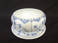 Royal Copenhagen Blue Onion Full Lace Dish with Under Plate