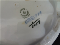 Royal Copenhagen Blue Onion Full Lace Dish with Under Plate