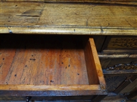 Gothic Revival 2 Piece Cabinet Cupboard Wrought Iron Fixtures