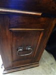 Gothic Revival 2 Piece Cabinet Cupboard Wrought Iron Fixtures