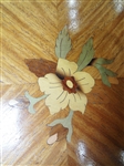 Inlaid Top Candle Stand, Tea Table
