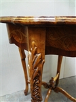 Inlaid Top Candle Stand, Tea Table
