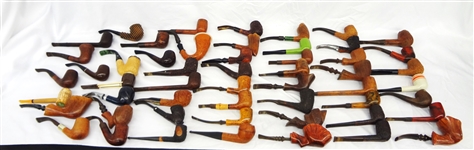 (53) Smoking Pipes: Dunhill, Harcourt, GBD, Stanwell, Tinder Box, Others