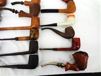 (53) Smoking Pipes: Dunhill, Harcourt, GBD, Stanwell, Tinder Box, Others