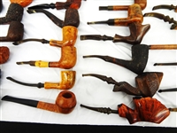 (53) Smoking Pipes: Dunhill, Harcourt, GBD, Stanwell, Tinder Box, Others
