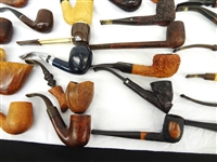 (53) Smoking Pipes: Dunhill, Harcourt, GBD, Stanwell, Tinder Box, Others