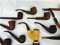 (53) Smoking Pipes: Dunhill, Harcourt, GBD, Stanwell, Tinder Box, Others