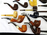(53) Smoking Pipes: Dunhill, Harcourt, GBD, Stanwell, Tinder Box, Others