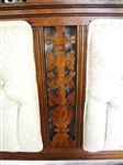 Eastlake Style Parlor Set: Settee, Rocker, King Chair, and Side Chairs