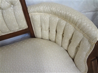 Eastlake Style Parlor Set: Settee, Rocker, King Chair, and Side Chairs