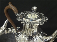 John Butt Co. Silver Plated Tea Set With Under Tray