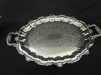 John Butt Co. Silver Plated Tea Set With Under Tray