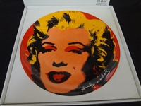 Marilyn Monroe Block China Charger Andy Warhol 2201/5000
