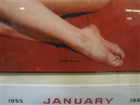 Marilyn Monroe Golden Dreams Nude Calendar for 1955