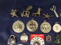 (40) Sterling Silver Charms for Bracelets