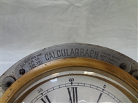 Calculagraph Dash/Timer Clock on Cast Iron Stand