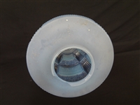 Art Deco Oversize Ball Room Blue Opalescent Tiered Lamp Shade