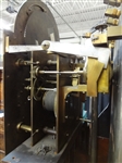 R. J. Horner Grandfather Clock Mahogany Case J.J. Elliott Movement, Harrington Chime Tubes