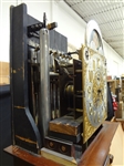 R. J. Horner Grandfather Clock Mahogany Case J.J. Elliott Movement, Harrington Chime Tubes