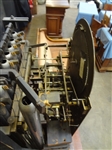 R. J. Horner Grandfather Clock Mahogany Case J.J. Elliott Movement, Harrington Chime Tubes