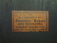 R. J. Horner Grandfather Clock Mahogany Case J.J. Elliott Movement, Harrington Chime Tubes