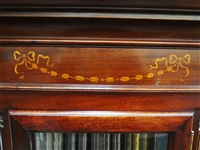 R. J. Horner Grandfather Clock Mahogany Case J.J. Elliott Movement, Harrington Chime Tubes