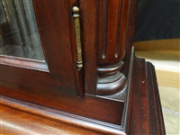 R. J. Horner Grandfather Clock Mahogany Case J.J. Elliott Movement, Harrington Chime Tubes