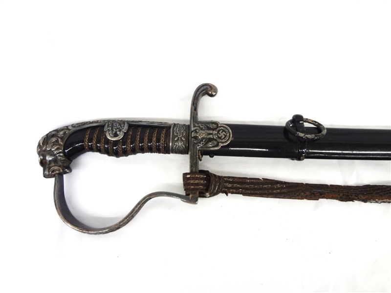 World War II German SS Officers Sword with Original Portepee