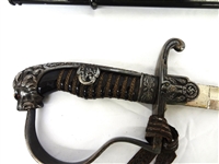 World War II German SS Officers Sword with Original Portepee