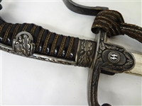 World War II German SS Officers Sword with Original Portepee