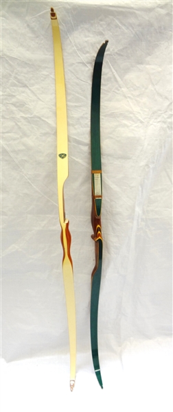 (2) Recurve Bows: "Howatts Eldorado Monterey", and "Gull Wing"