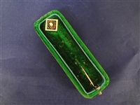 Salvador Dali Owned and Worn 14k Gold and Diamond Lapel Pin