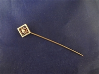 Salvador Dali Owned and Worn 14k Gold and Diamond Lapel Pin