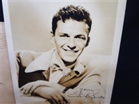Frank Sinatra Gelatin Photograph with Original Envelope Facsimile Autograph