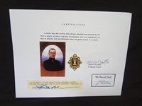 Lock of Baron Vo Richthofens "The Red Baron" Hair Certified by Charles Hamilton