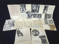 (13) Early Stage Actors and Actresses Cut Signatures