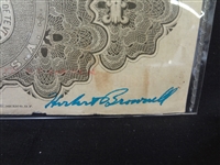 (3) Historical Autographs on Currency: Abe Fortes, William Wirtz, Herbert Brownell