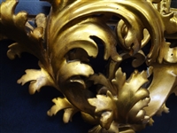 Massive Palatial Museum Quality Gilt Wood 19th Century Carved Baroque Frame With Inset Original Oil Painting