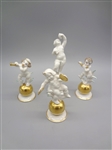 (4) Hutschenreuther Cherub Figurines