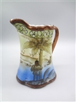 Made in Japan Hand Painted Pitcher/Creamer With Native American Landscape
