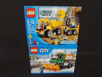 (2) LEGO Unopened Sets: 60083 Snowplow Truck, 4201 Loader and Dump Truck