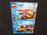 (2) LEGO Unopened Sets: 60017 Flatbed Truck, 60002 Fire Truck