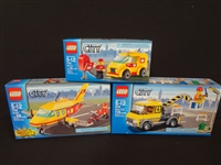 (3) LEGO Unopened Sets: 3179 Repair Truck, 7731 Mail Van, 7732 Air Mail