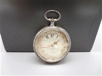 Theodore Starr Sterling Silver Cased Pocket Watch