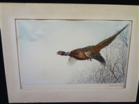 Leon Danchin Signed Hand Colored Etching 333/500